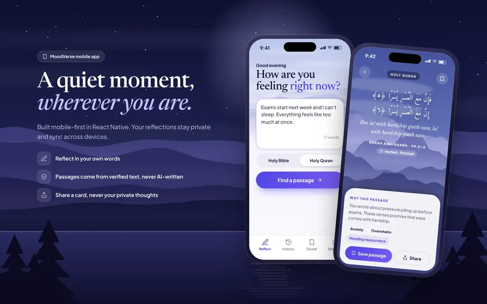 MoodVerse: Mobile app